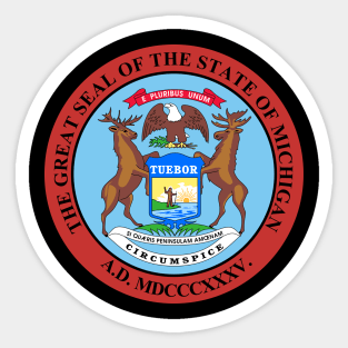 Seal of Michigan Sticker